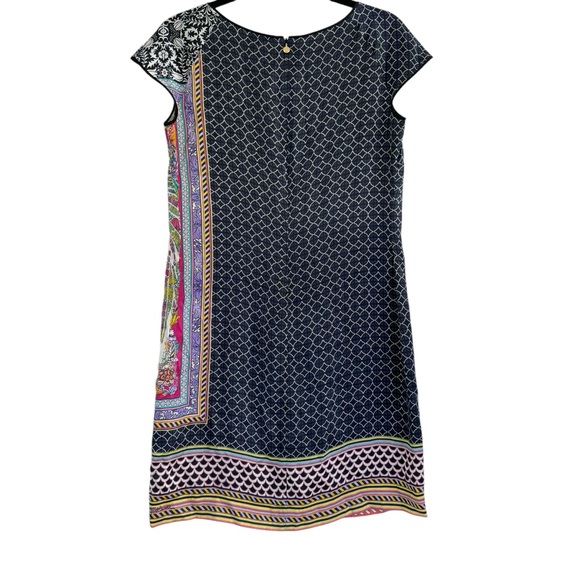 JustCavalli Roberto Cavalli 100% Silk  Bandana Print Mini Dress Size 42 (US 6) - Picture 2 of 16